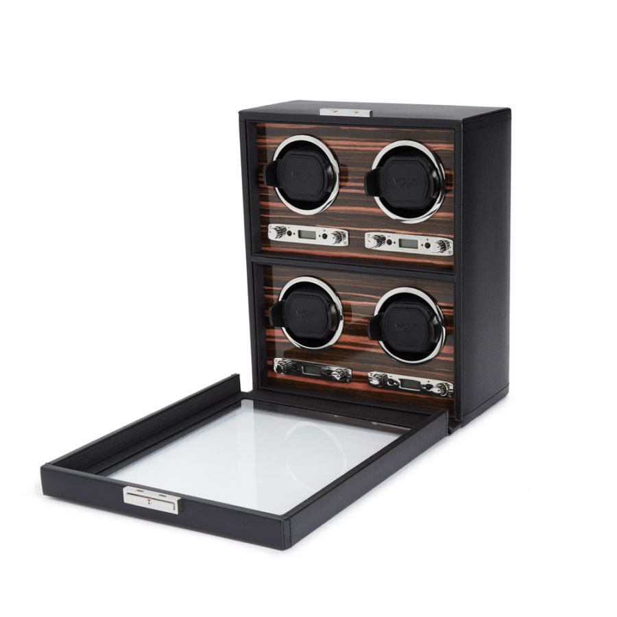 Side View of Wolf 1834 Roadster 4 Piece Watch Winder 459156