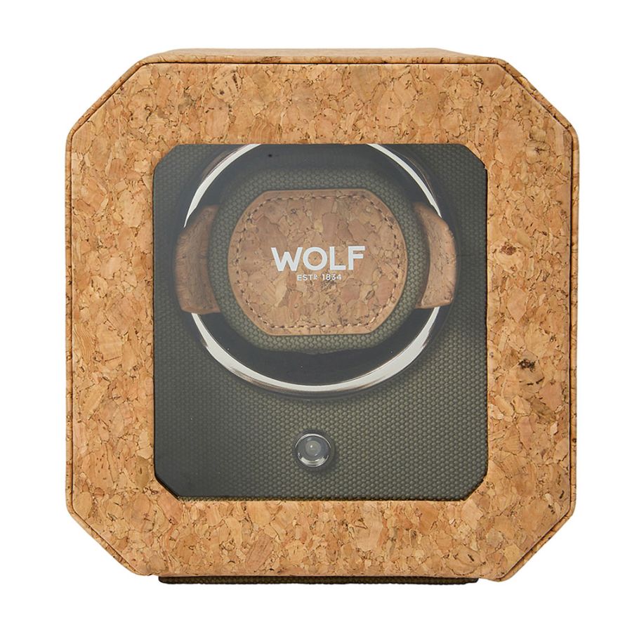 Front view of Wolf 1834 Cortica Single Watch Winder 668161