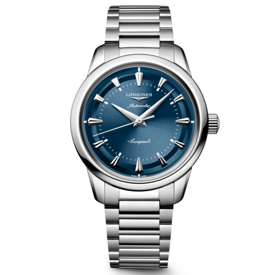 Longines Conquest Heritage Blue 38mm L16494926 Front View