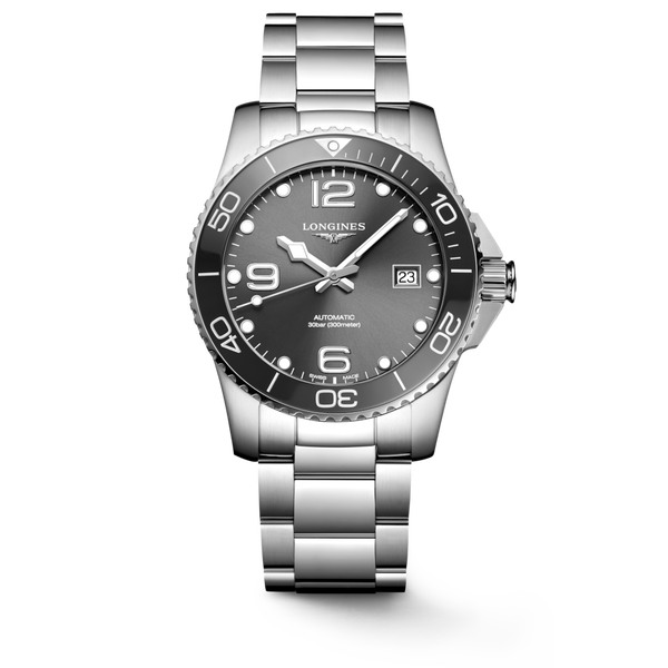Longines HydroConquest 41mm Stainless Steel & Ceramic Diving Watch L37814766