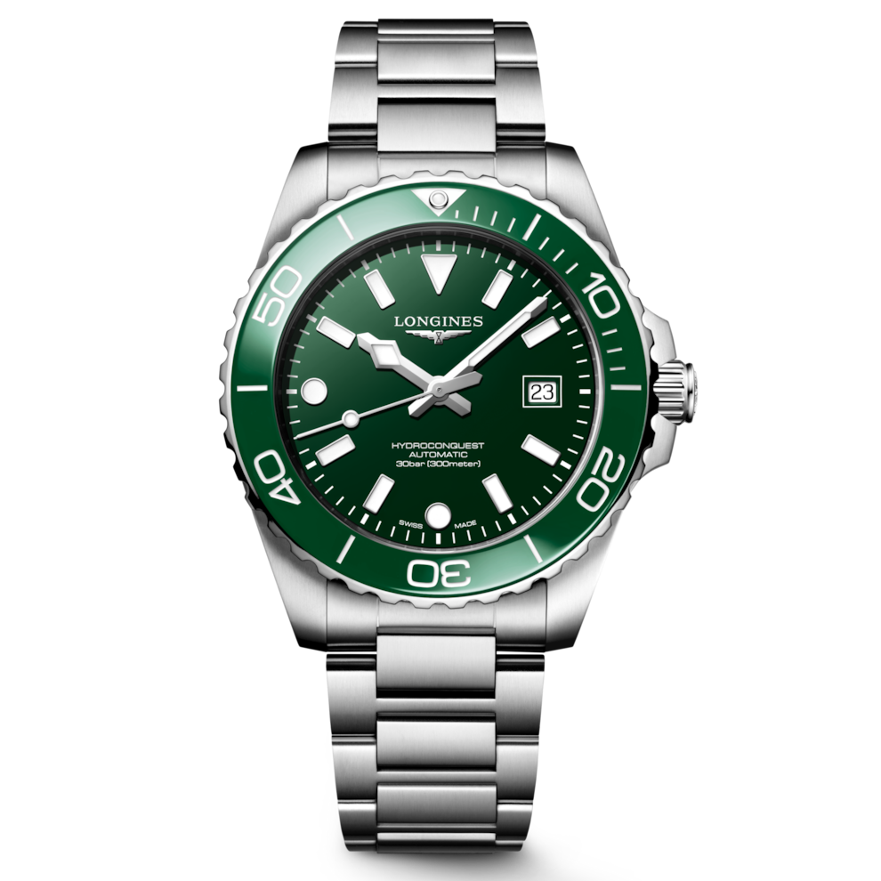ヒノノニトン HYDROCONQUEST | Ø 42.00 mm, Black Lacquered Polished | L3.788.4
