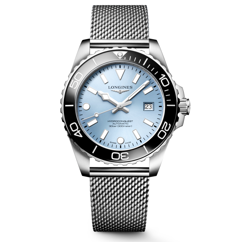 L37884996 | Longines HydroConquest Frosted Blue Dial Automatic