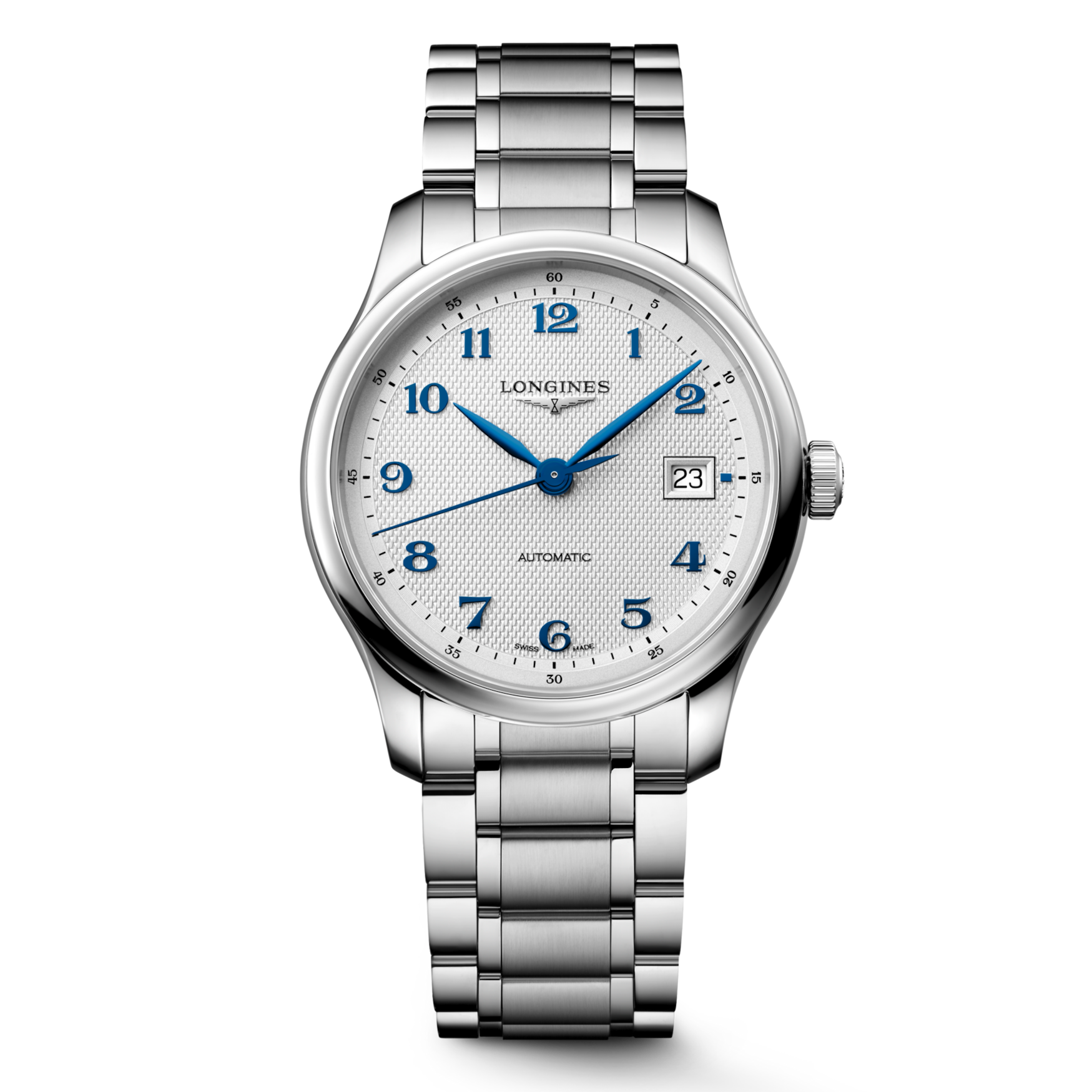 Front view of Longines Master Collection Automatic Steel - 4 sizes