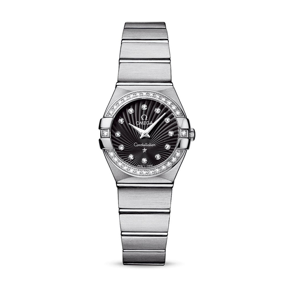 Omega Constellation Quartz Diamonds 24mm 123.15.24.60.51.001