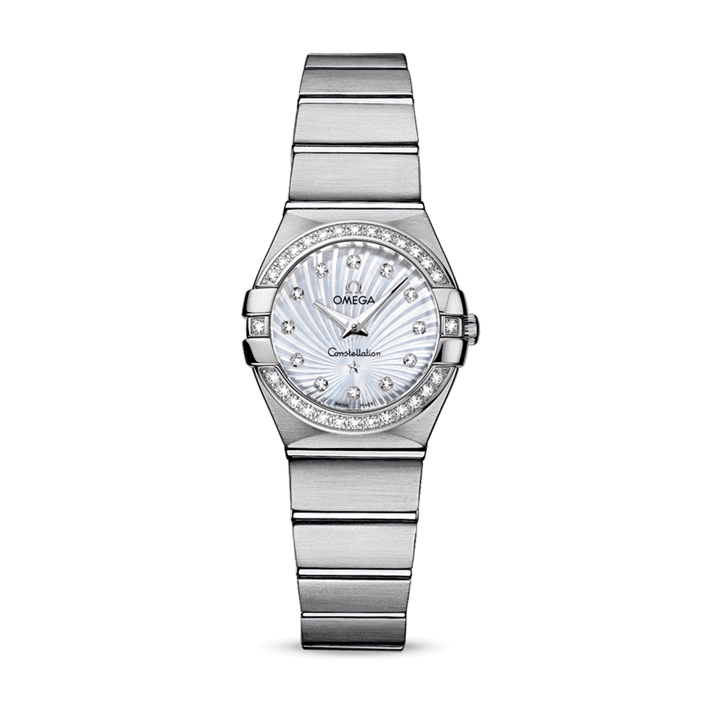 Omega Constellation Quartz Diamonds 24mm 123.15.24.60.55.002 display picture 2