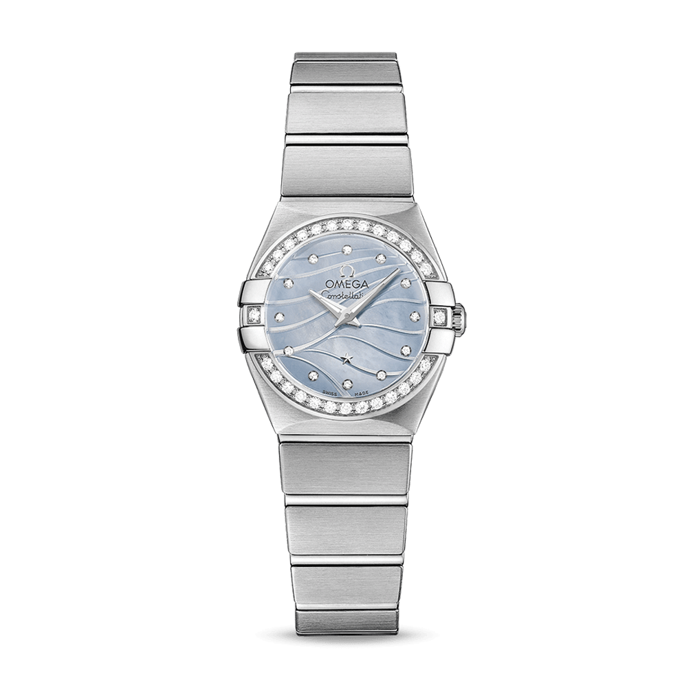 Omega Constellation Quartz Diamonds 24mm 123.15.24.60.57.001