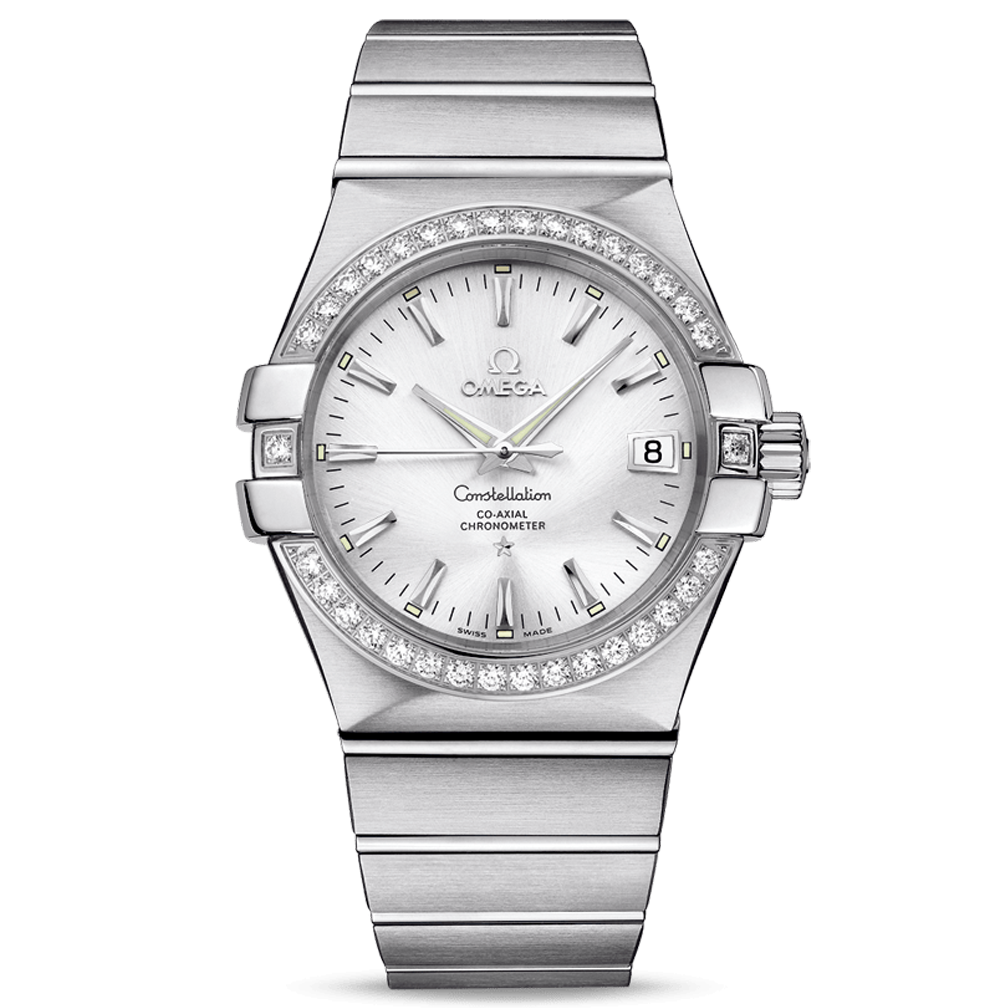 Omega Constellation Co-Axial Date Diamonds 35 mm 12315352002001