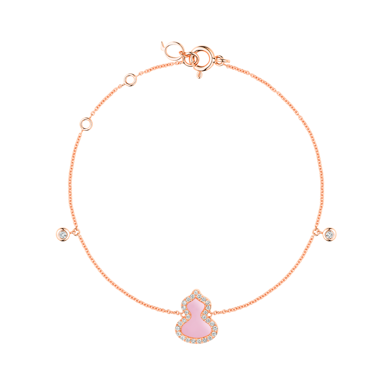 Qeelin Wulu Bracelet Pink Opal WU-BR0011B-RGDPO WUBPT11RGPO