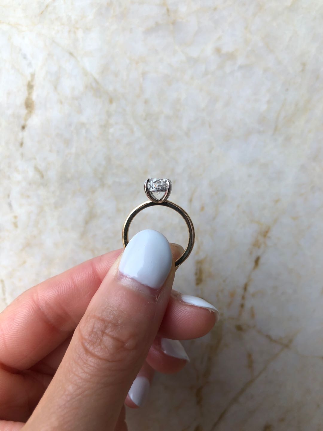 Oval Diamond Engagement Ring