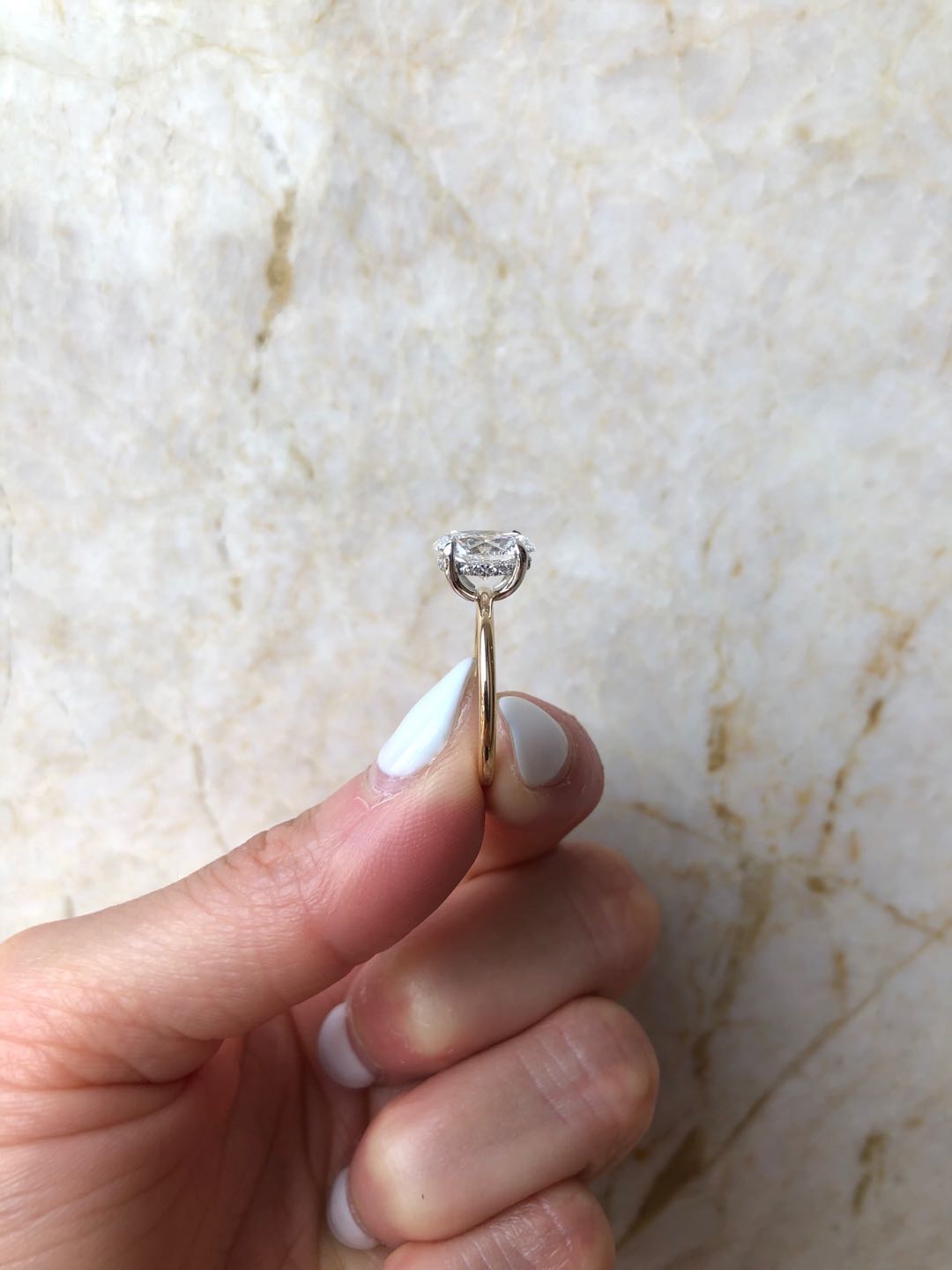 Oval Diamond Engagement Ring