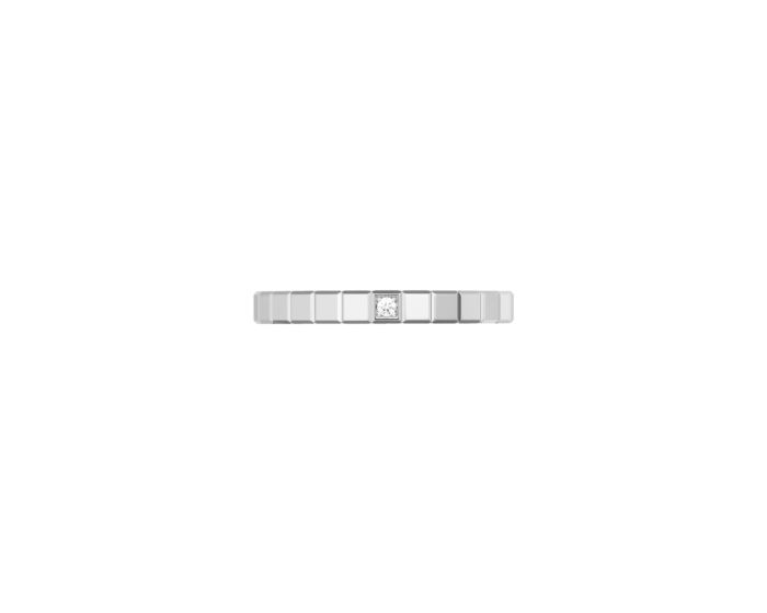 Ice Cube Pure White Gold Ring 827702-1229