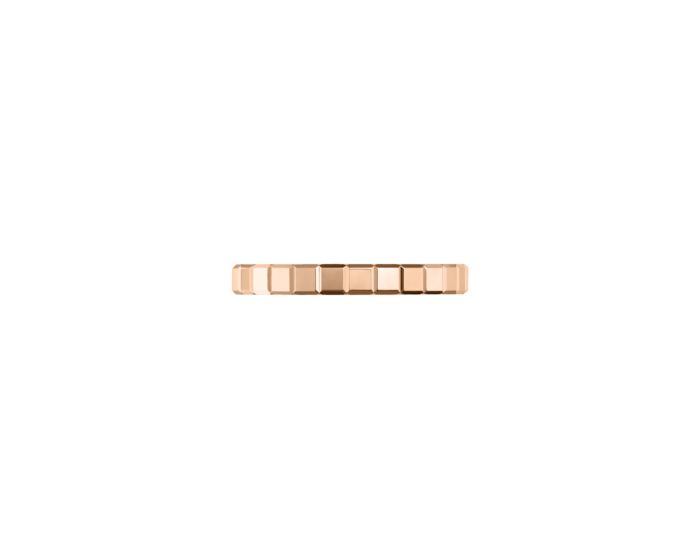 Ice Cube Pure Rose Gold Ring 827702-5199