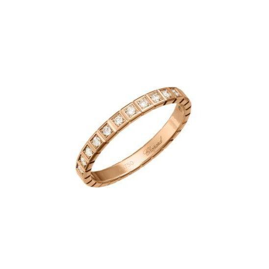 Ice Cube Pure Full-Set Rose Gold Ring 827702-5289