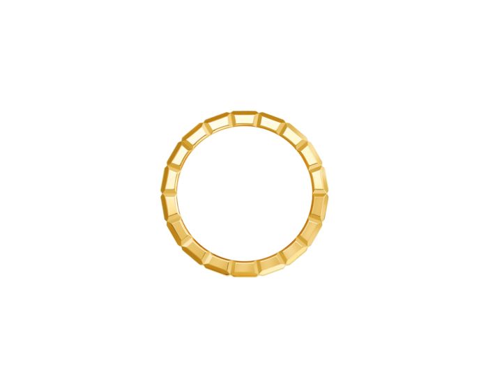 Ice Cube Pure Yellow Gold Ring 829834-0010