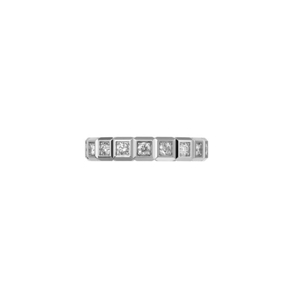 Ice Cube Pure Full-Set White Gold Ring 829834-1099