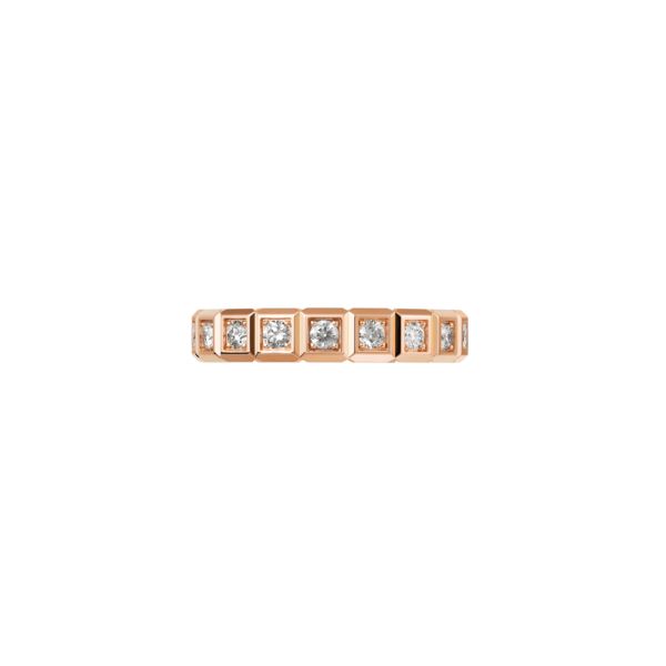Ice Cube Pure Full-Set Rose Gold Ring 829834-5099
