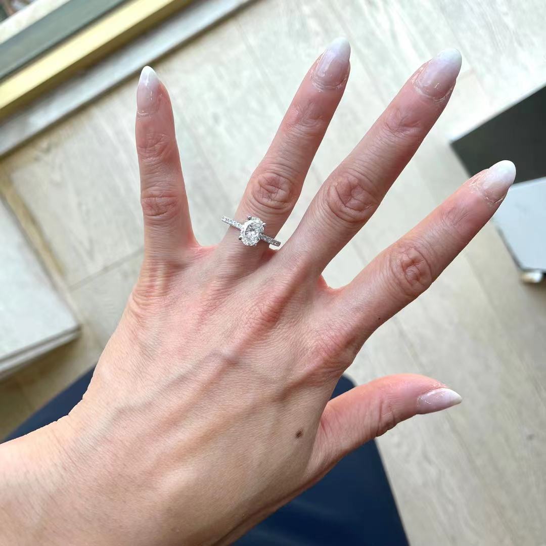 Oval Diamond Engagement Ring