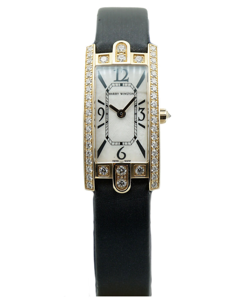 Harry Winston Avenue C Mini Rose Gold Watch AVCQHM16RR017