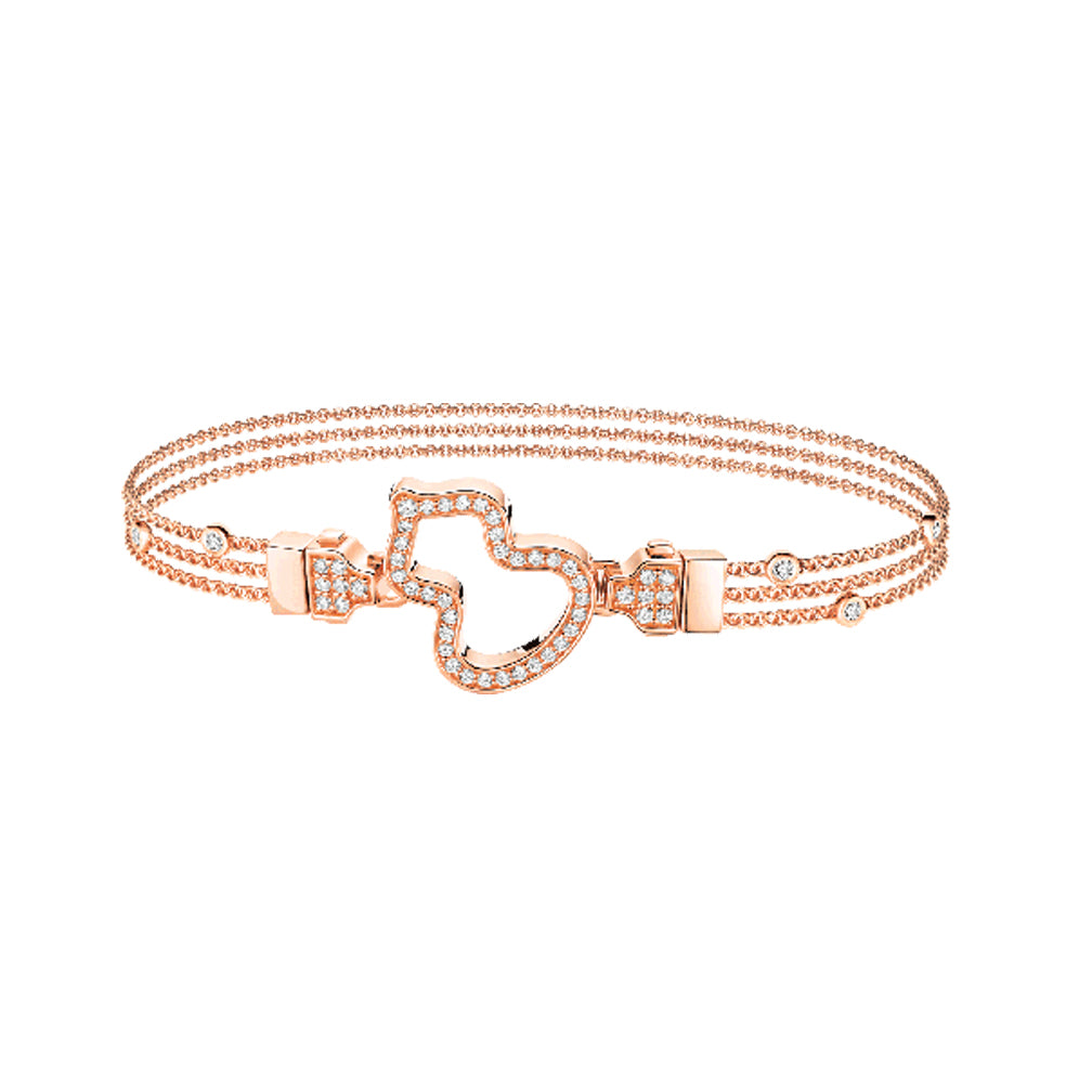 Qeelin Wulu Rose Gold Bracelet WUB30AARGDI - AAAXXAMRGDI
