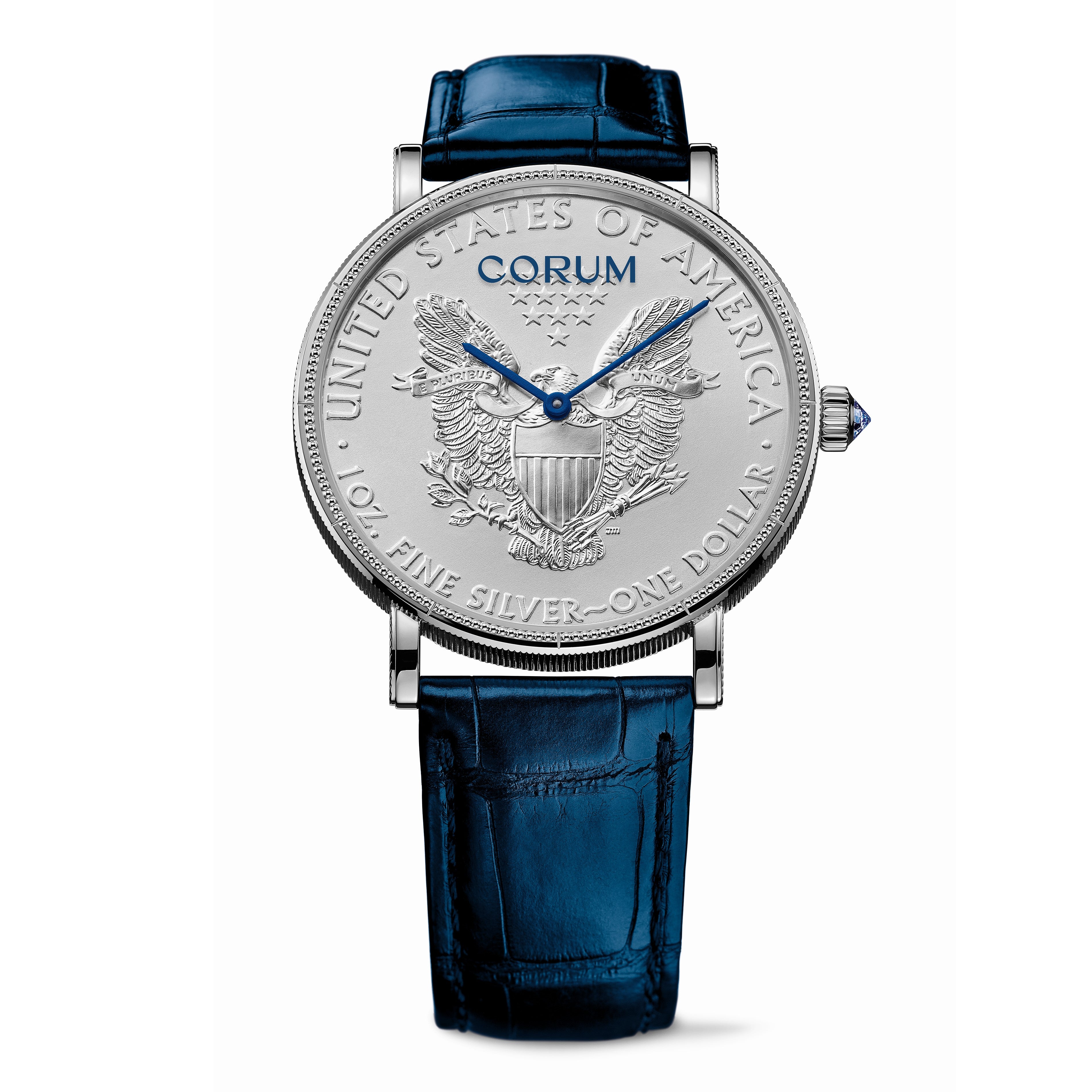 SALE | Corum Heritage Silver Coin Watch C082/03059 昆仑表纽约法拉盛