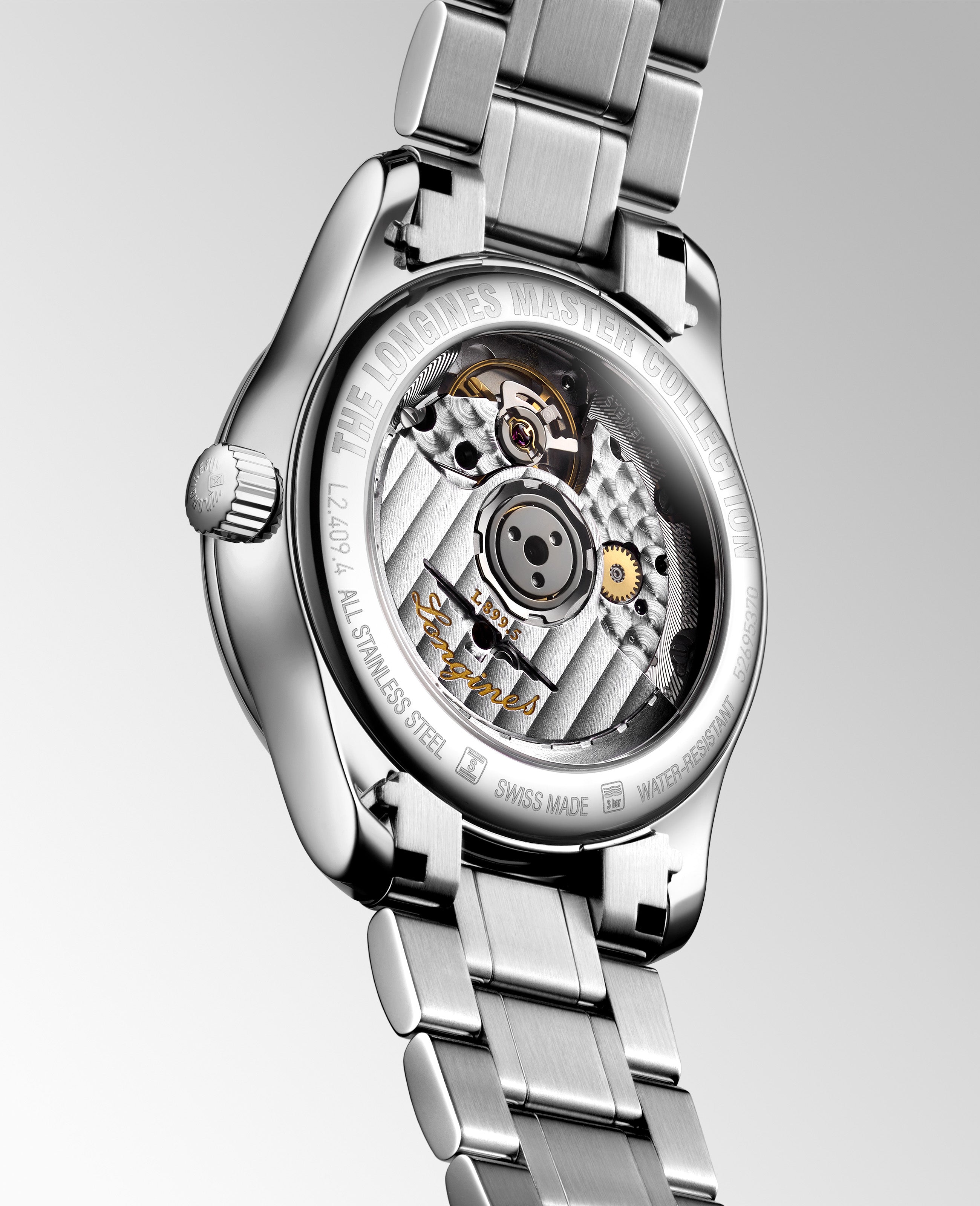 Longines Master Collection 34mm Stainless Steel with Moon Phase L24094786