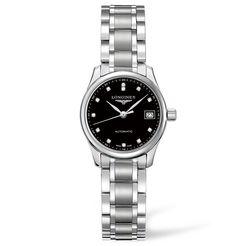 Longines Master Collection 25mm Stainless Steel with Diamonds L21284576