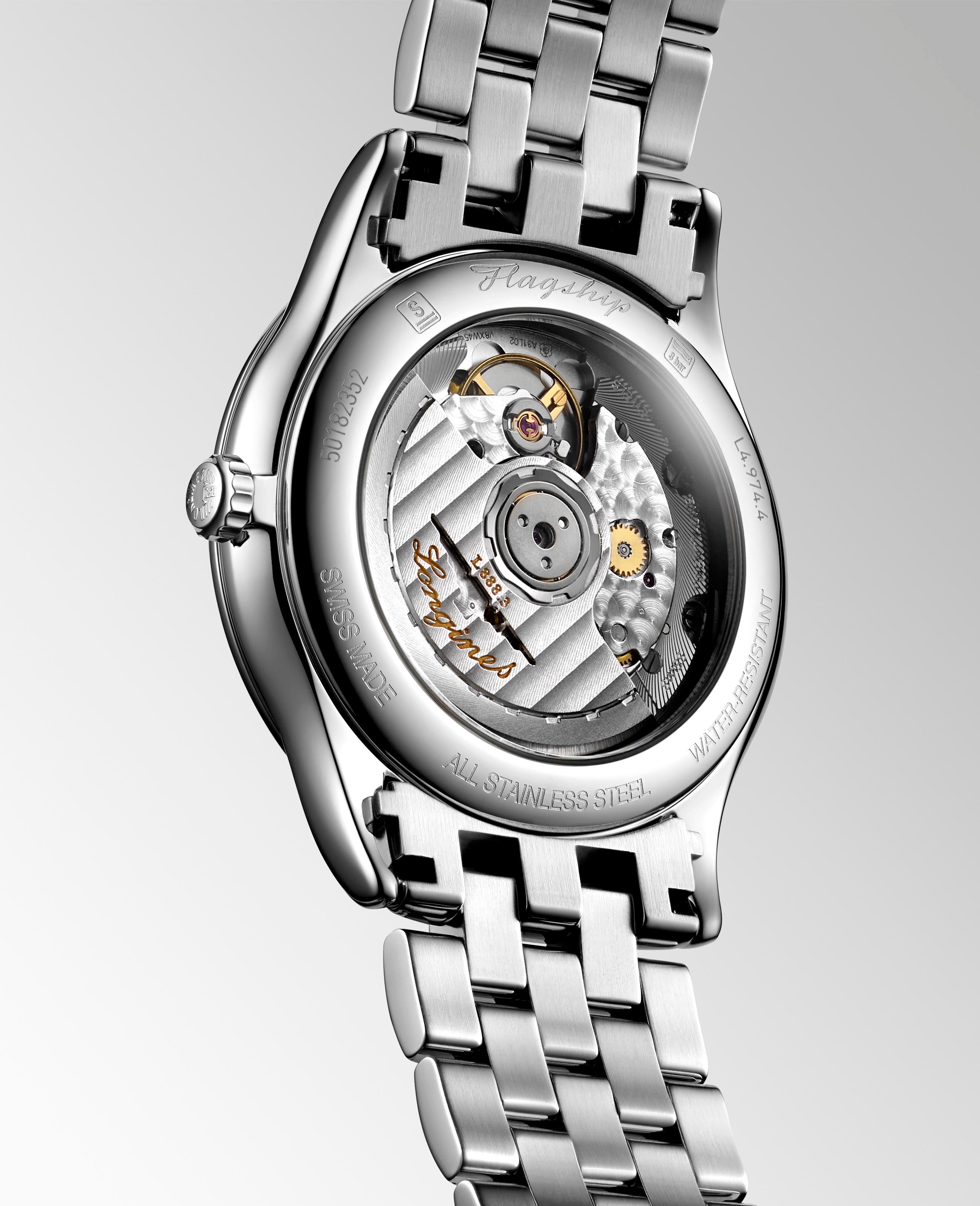 Longines Flagship 38mm Stainless Steel with Diamonds L49744576