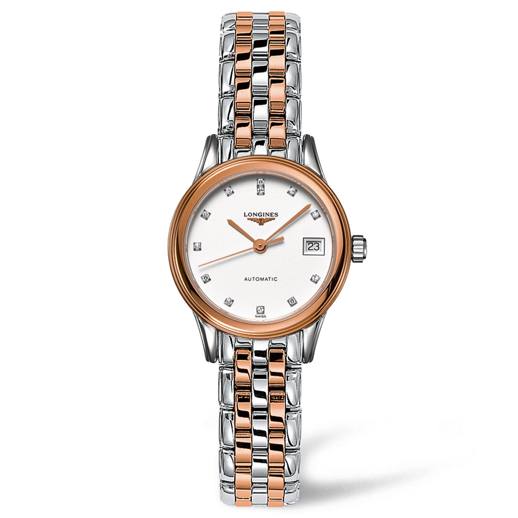 Longines Flagship 26mm Stainless Steel/PVD with Diamonds L42743997
