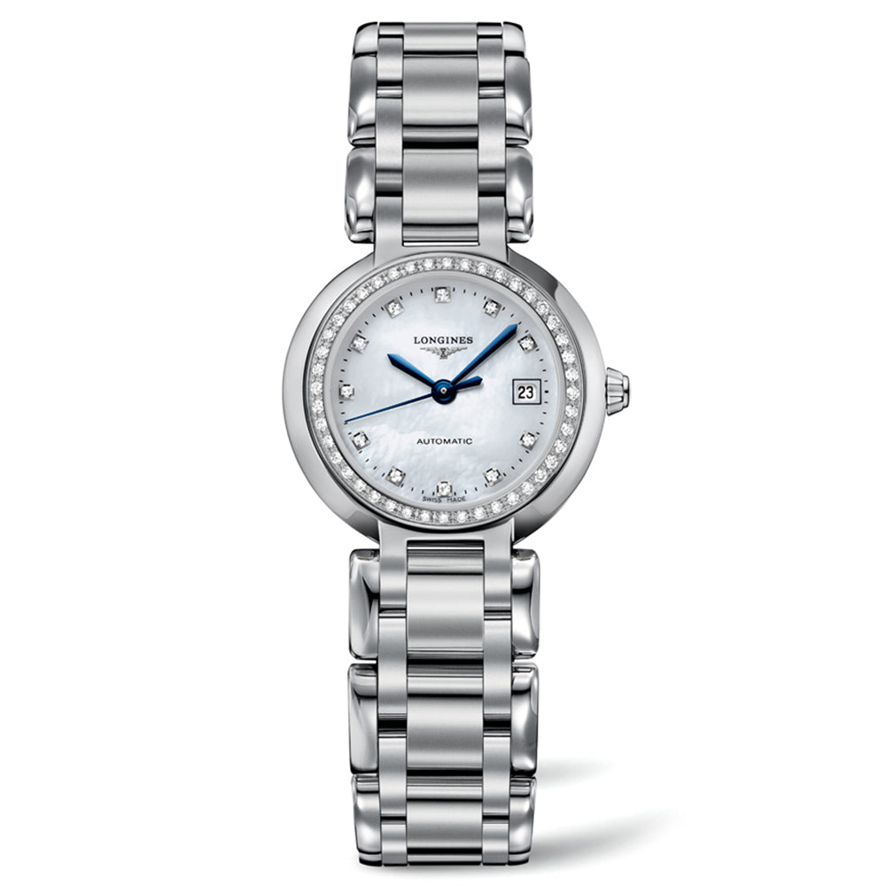 PrimaLuna 26mm Stainless Steel with Diamonds