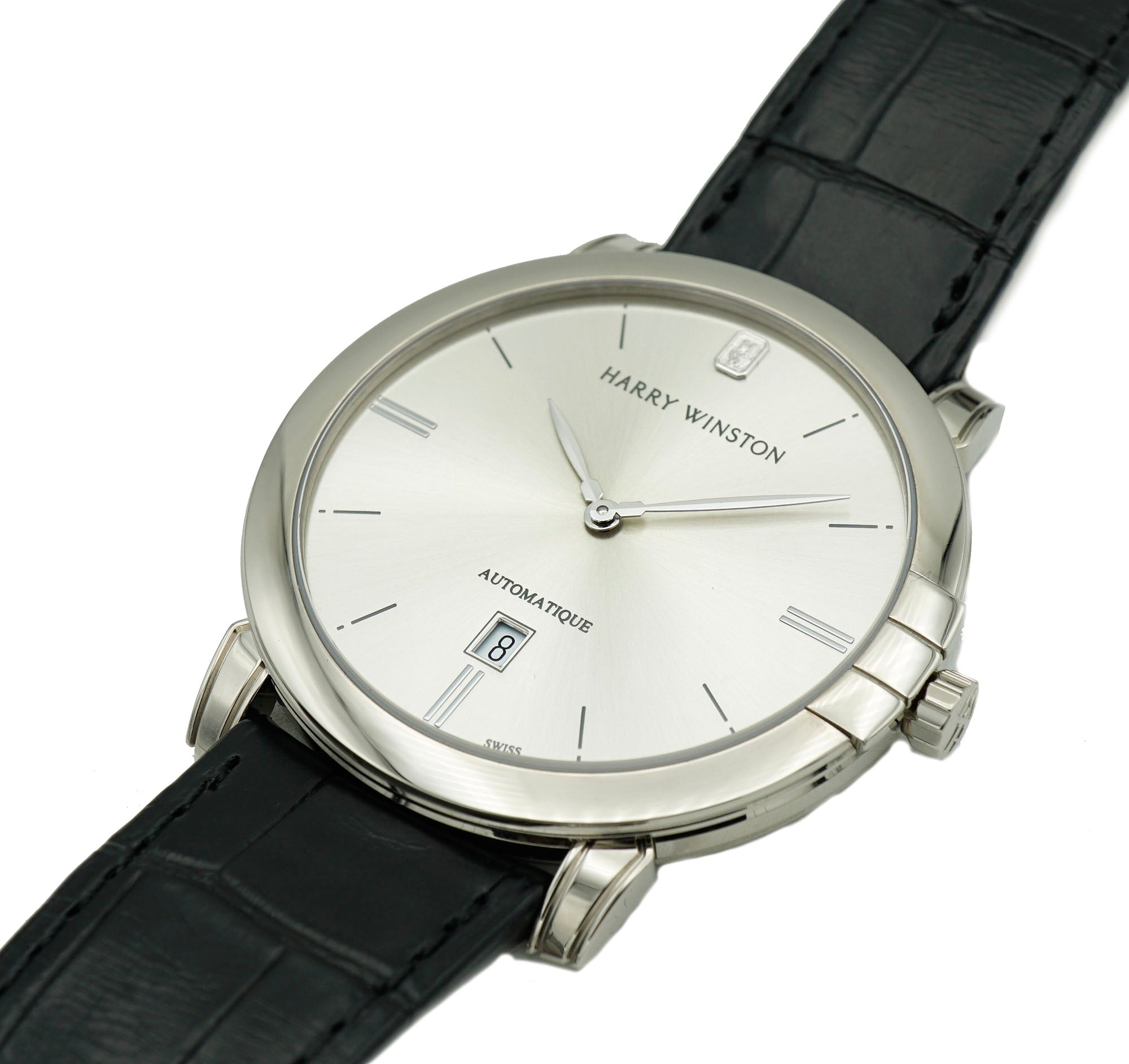 Harry Winston MIDAHD42WW001 Gents Watch Automatic flat lay