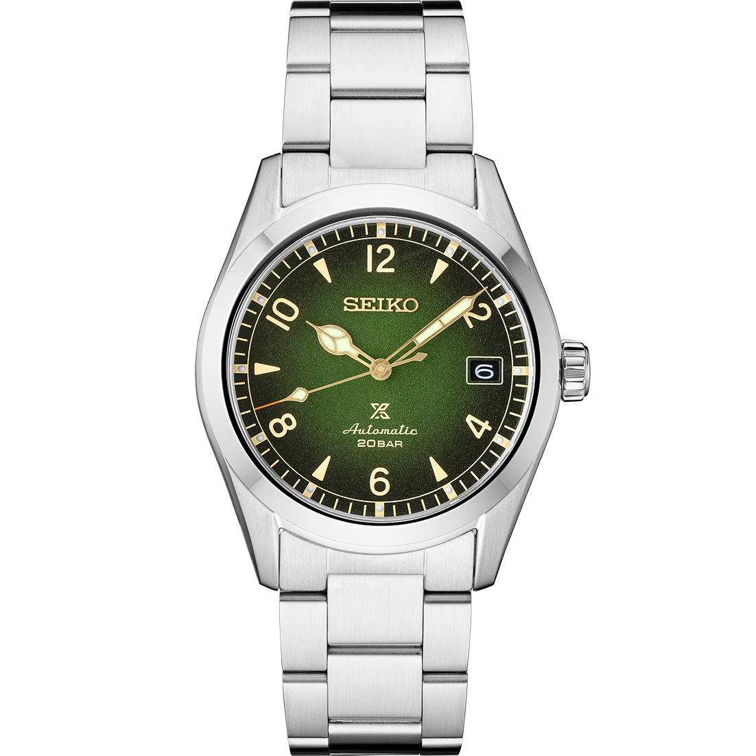 Seiko Alpinist SPB155 Prospex 38mm Green Dial