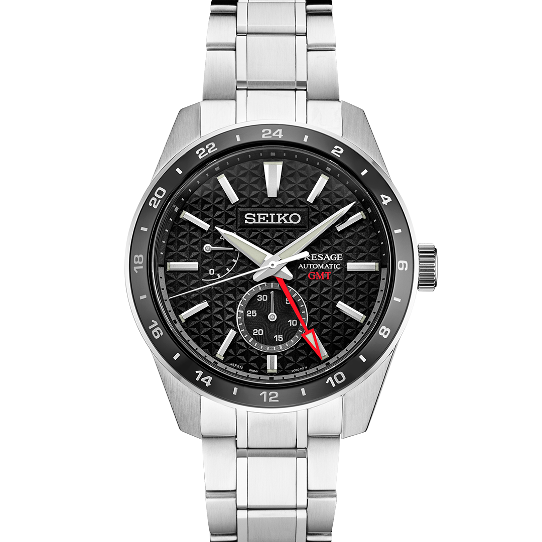 Seiko Presage Sharp Edge GMT Series SPB221 Black Dial 2021