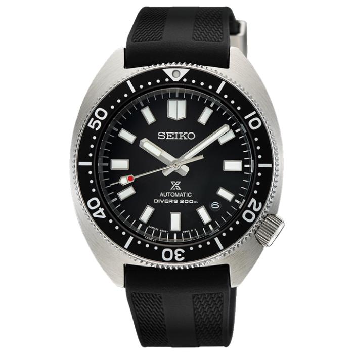 Seiko Prospex Automatic Diver’s Watch Black 41mm SPB317 Front View