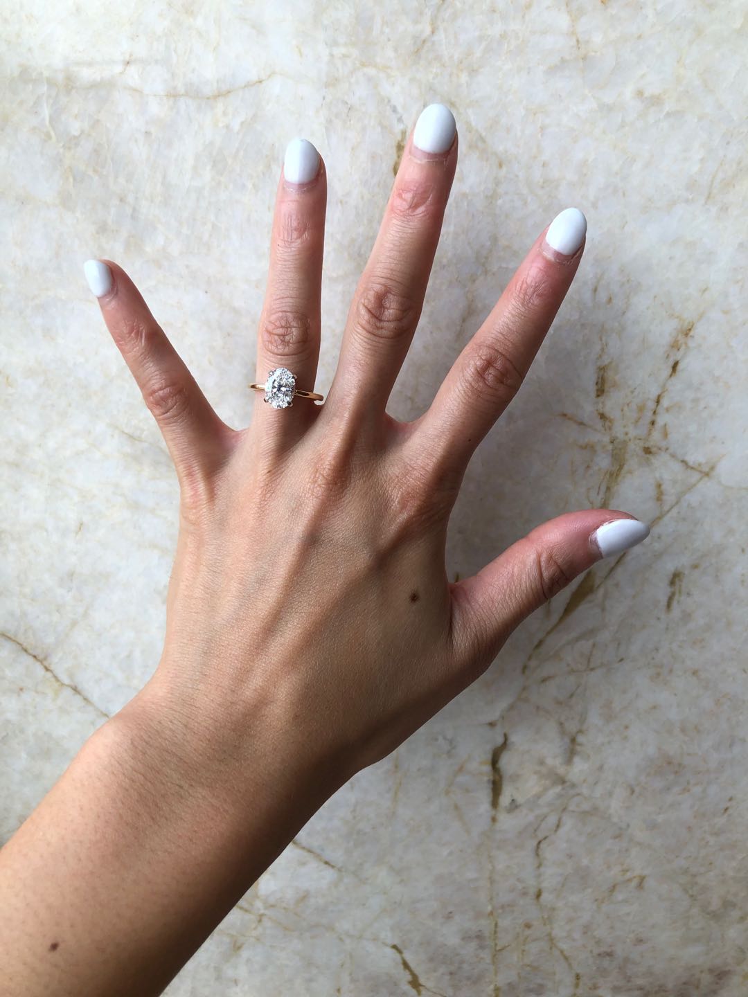 Oval Diamond Engagement Ring