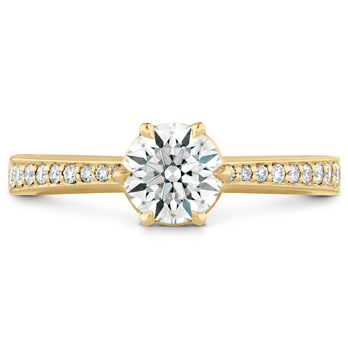 HOF Signature 6 Prong Engagement Ring Diamond Band