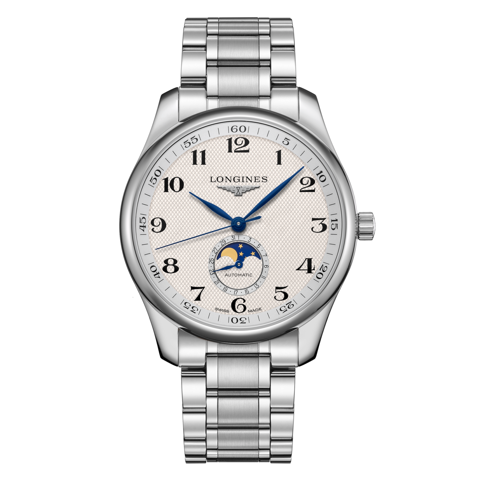 Master Collection 42mm Stainless Steel with Moon Phase
