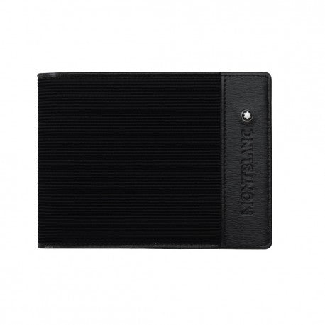 未使用品　MONTBLANC NIGHTFLIGHT 二つ折り財布 ブラック Nightflight 6 Card Folding Wallet