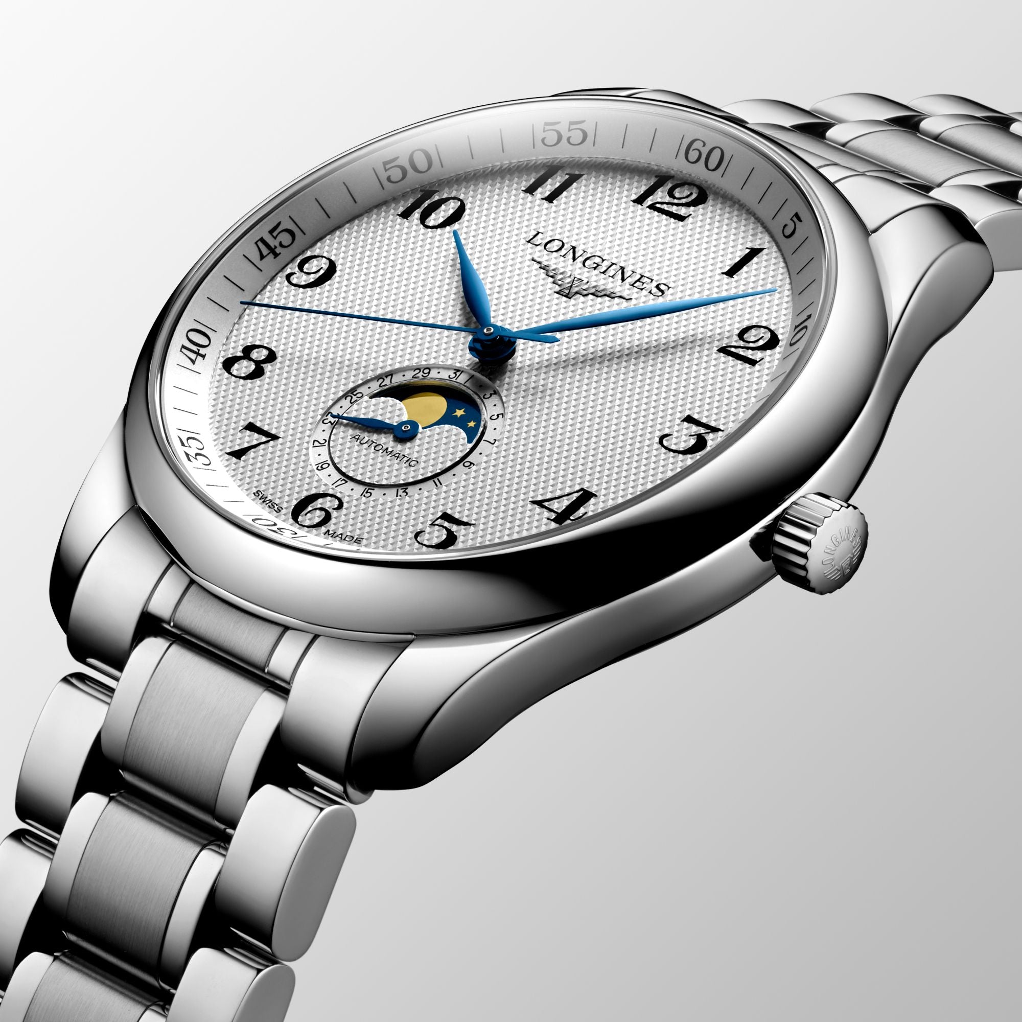 Longines Master Stainless Steel with Moon Phase 42mm L29194786