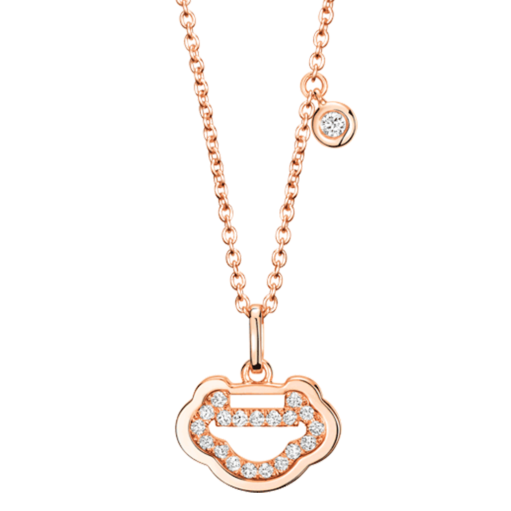 Qeelin Yu Yi Petite Necklace YYNPT8ARGDI