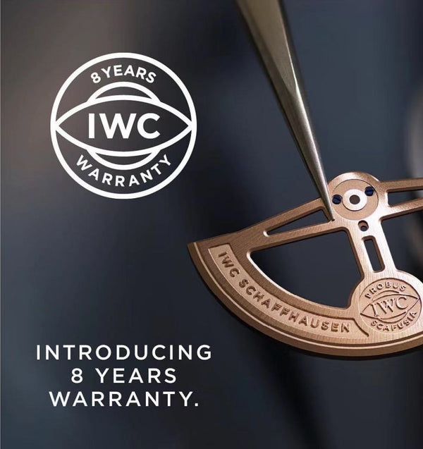 IWC extends all watch warranty up to 8 years!