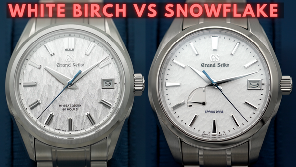 Grand Seiko White Birch SLGH005 vs Snowflake SBGA211 Comparison and Review Video
