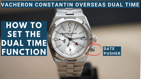 How to set the Vacheron Constantin Overseas Dual Time 5110DT
