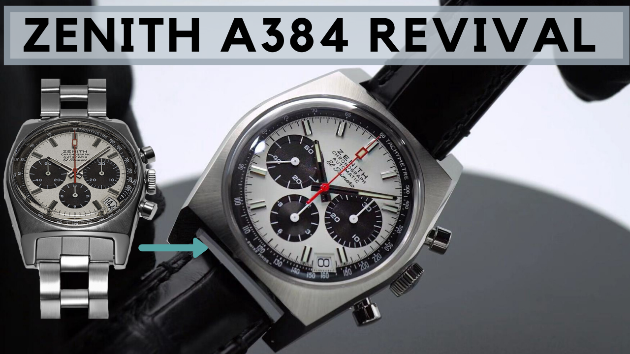 Zenith El Primero A384 Revival Piece 2019 Review with details on Ladder Bracelet