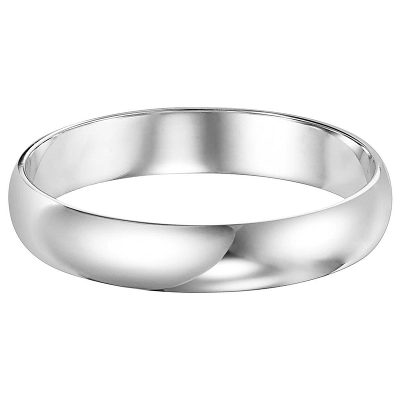 Goldman 11-LD040 Low Dome Plain 4MM Wedding Band 