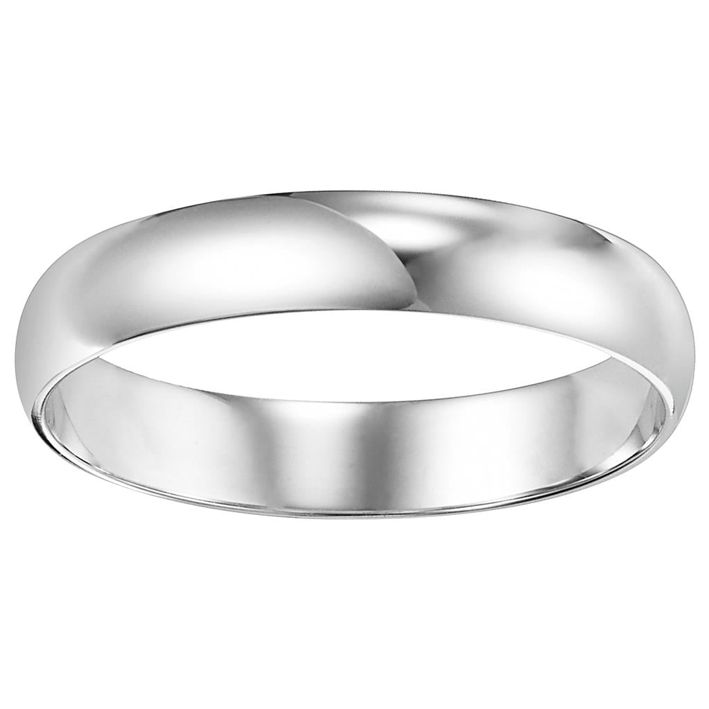 Goldman 11-LD040 Low Dome Plain 4MM Wedding Band 