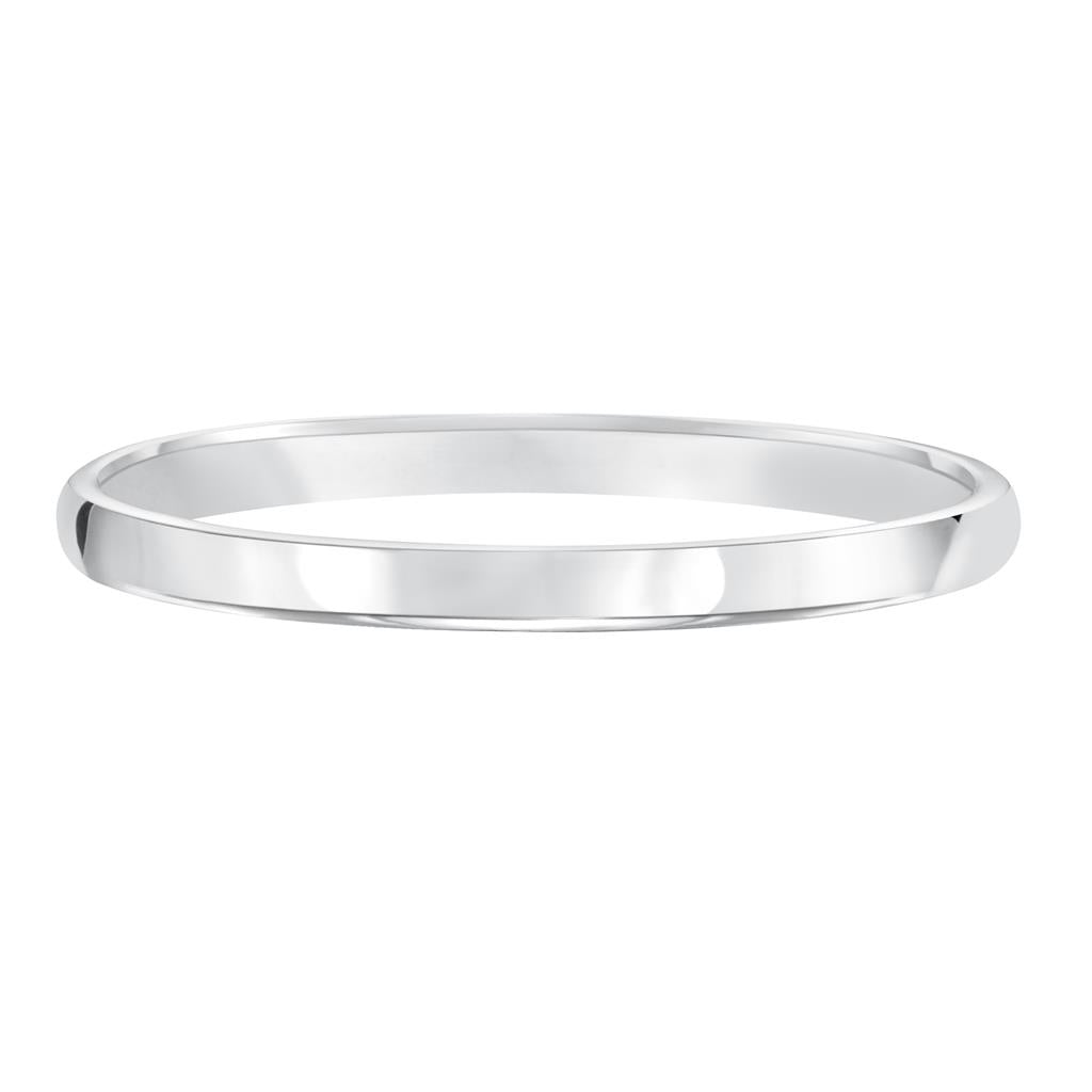 Low Dome Comfort Fit Plain 2MM Wedding Band