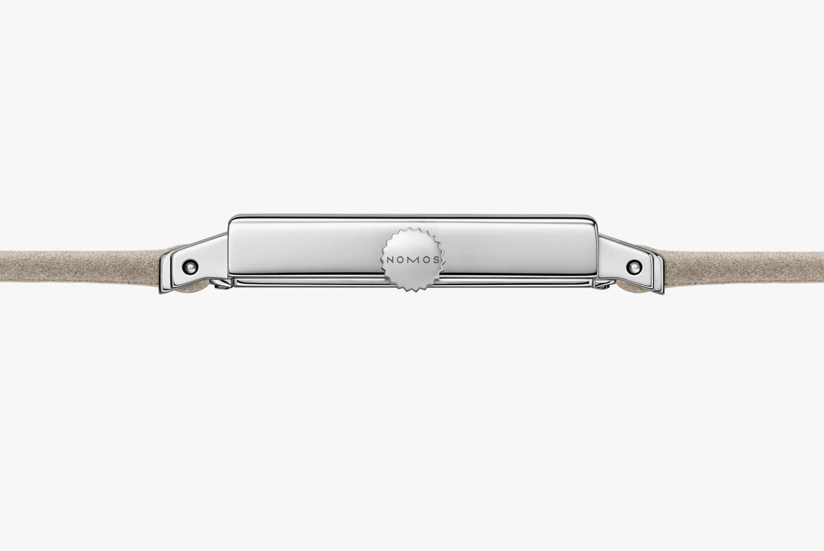 NOMOS Glashütte Tetra Ochra Manual Wind 27.5mm 437 side/crown view