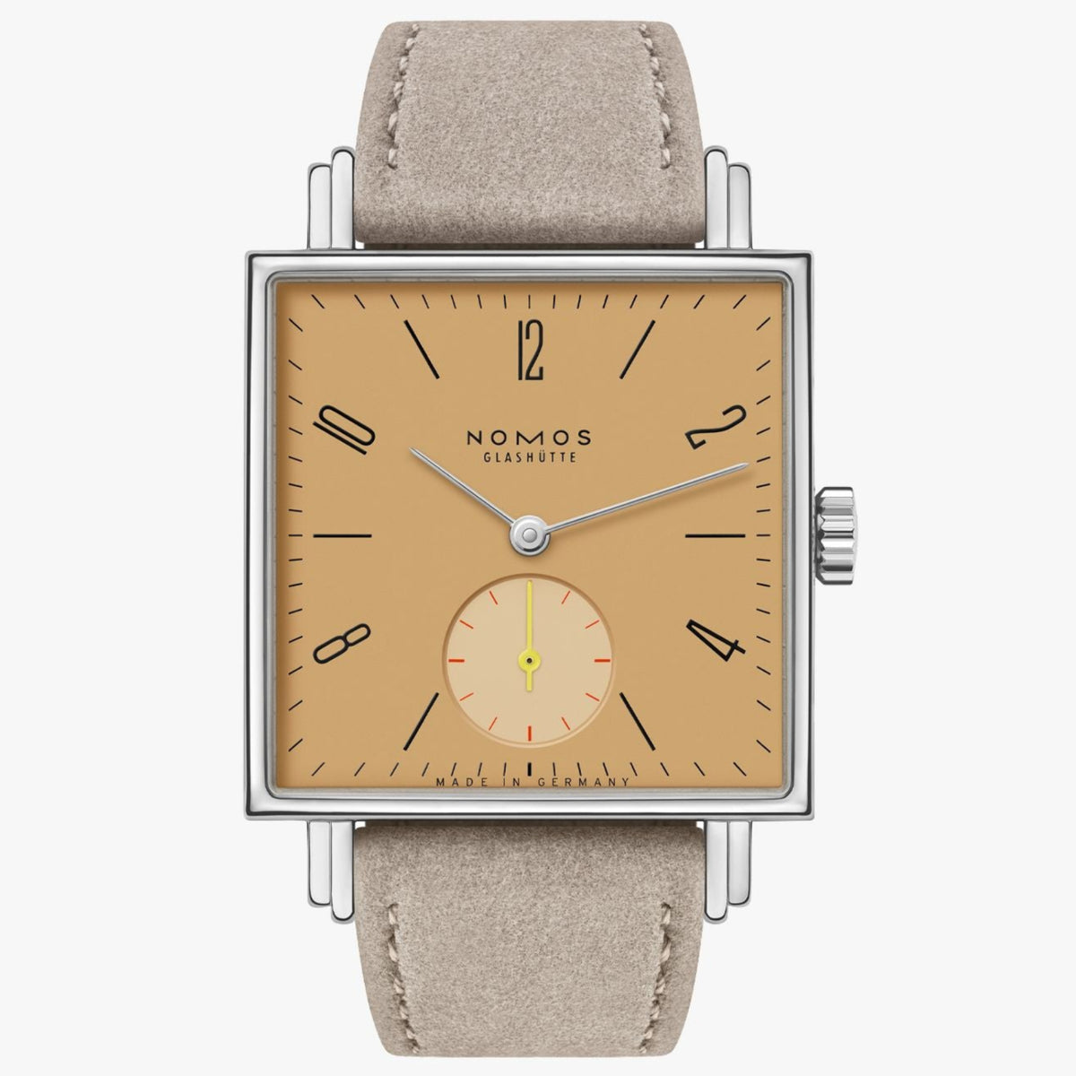 NOMOS Glashütte Tetra Ochra Manual Wind 27.5mm 437 front