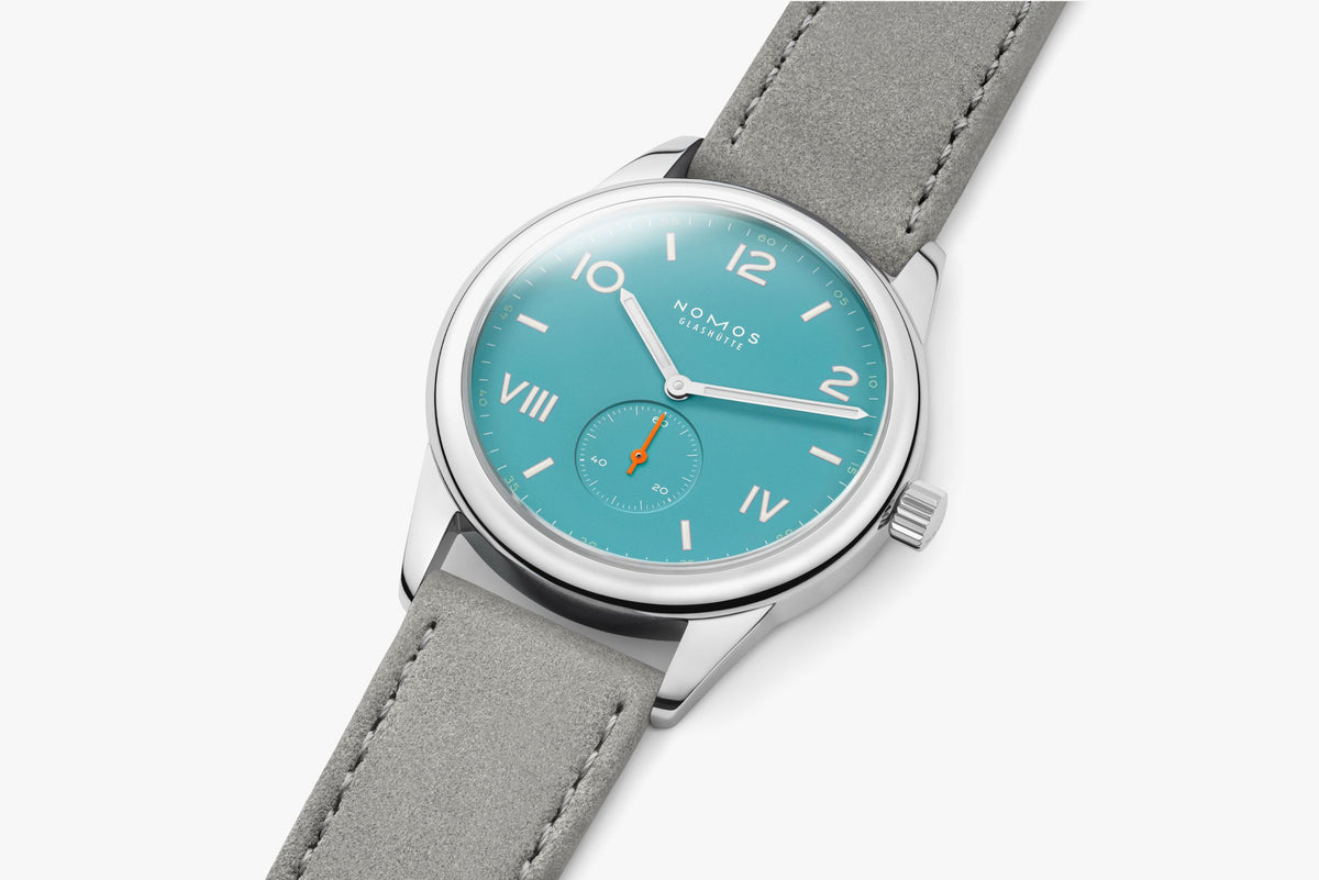 NOMOS Glashütte Club Campus 38 Endless Blue Manual Wind 38.5mm 724 product shot