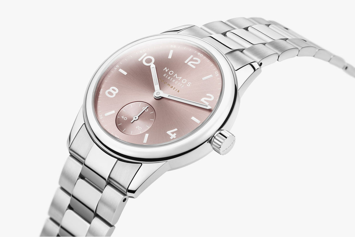 NOMOS Glashütte Club Sport Neomatik 34 Automatic Rose Pink 34mm 756 product shot